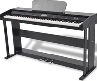 Digitální piano s pedály melaminová deska 88 kláves černé