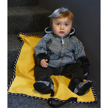 Přebalovací podložka hořčicově žlutá softshellová přebalovací podložka