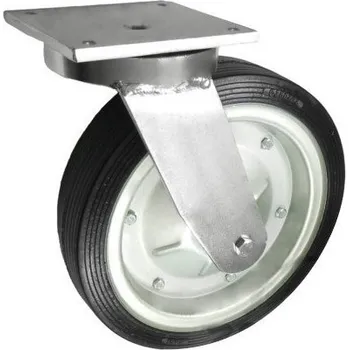 Pojezdové kolečko Pryžové kolo 350 mm otočná vidlice s deskou