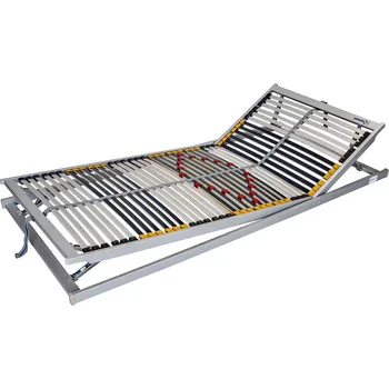 Postelový rošt Lamelový rošt Postelia FLAT 42 manuální polohování 80 x 200 cm - polohování hlavové a nožní části, speciální nízké provedení 5 cm