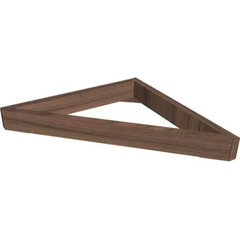 Policová skříň HOBIS sokl trojúhelník 5cm - S 400 A, ořech + doprava zdarma