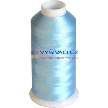 Nit vyšívací nit polyester barva modrá P3133 návin 5000m NK- balení: 1 kón návin 5000m 108,92 Kč s DPH za kón při nákupu balení 12 kusů