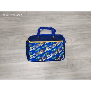 DANAPO Školní dětská taška přes rameno modrá, růžová Varianta: Modrá "Auta"