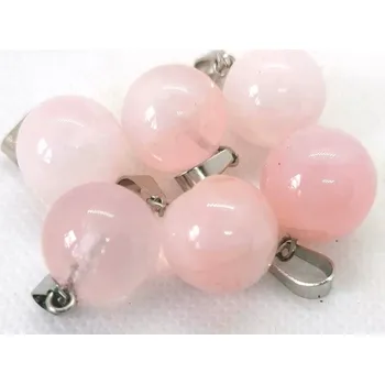 Přívěsek Růženínový přívěsek kulička cca 1,5 cm