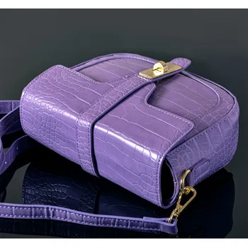 Kabelka Aaryans Dámská malá crossbody kabelka SL001 FIALOVÁ