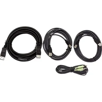 Datový kabel Aten Sada kabelů pro Secure KVM, (USB, DisplayPort, audio), 3m (2L-7D03UDPX4) - 14.01.7076