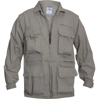 Pánský kabát ROTHCO bunda SAFARI s odepínacími rukávy KHAKI vel.S