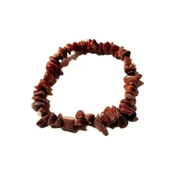 Náramek Sekaný náramek z avanturínu zlatého – energie a krása