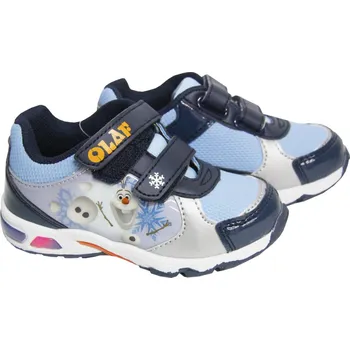 Dívčí tenisky Ledové království svítící tenisky na suchý zip Velikost: 28