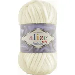 Alize Příze Velluto 62 světlá smetanová