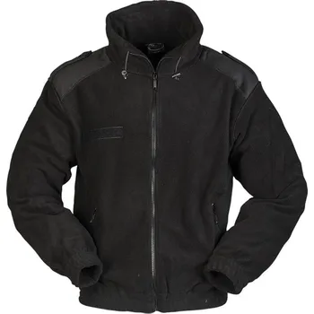 Pánská mikina MIL-TEC bunda FLEECE francouzský typ ČERNÁ