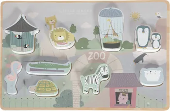 Little Dutch Vkládací puzzle Zoo