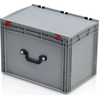 přepravka pro zvíře Přepravka s víkem 60x40x43,5 cm, 1 madlo dlouhá strana