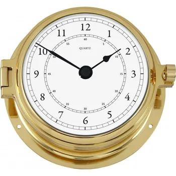 Barometr Lodní hodiny Fischer 1605U, 45 mosaz