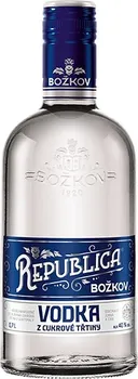 Vodka Božkov Republica Vodka z cukrové třtiny 40 % 0,7 l