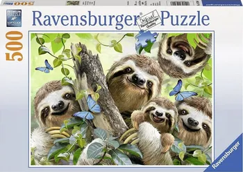 Puzzle Ravensburger Selfie lenochoda 500 dílků
