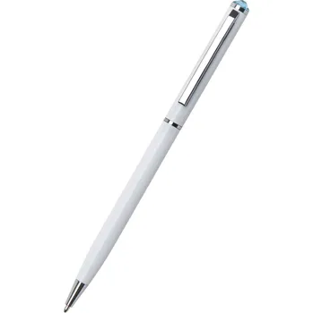 Kuličkové pero Art Crystella, Slim s modrým krystalem Swarovski