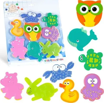 Protiskluzová podložka Mini Soví kamarádi (protiskluzové nálepky do vany)