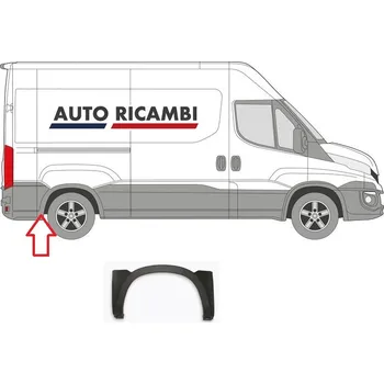 Karosérie Ochranná lišta Iveco Daily od 2014 levá/pravá, lem blatníku, 5801530202