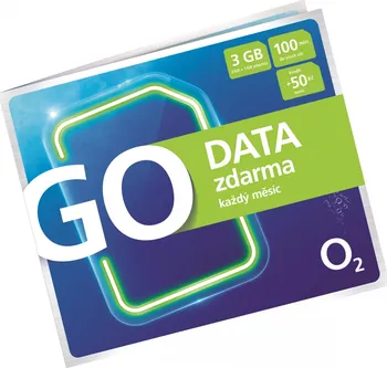 SIM karta O2 Go Data