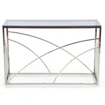 Halmar KN5 120 x 46 cm chrom/sklo