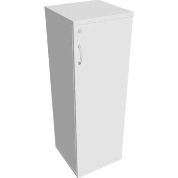 Kancelářský vozík HOBIS kancelářská policová skříň - SZ 3 40 01 P, zámek Huwill, bílá + doprava zdarma