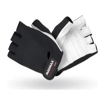 Fitness rukavice MadMax Fitness rukavice Basic 250 - bílé/černé