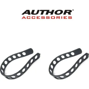Blatník na kolo AUTHOR Popruh pryž pro X-Mudy (2ks) černá