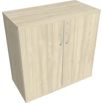 Kancelářský vozík HOBIS kancelářská policová skříň - SZ 2 80 01, zámek Huwill, akát + doprava zdarma