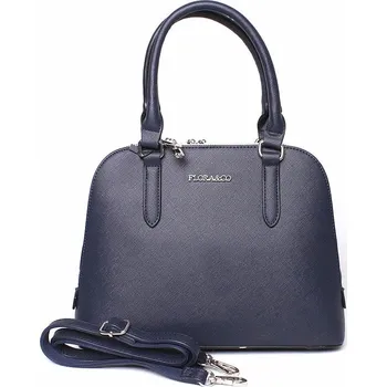 Kabelka Dámská pevná dvousekční kabelka do ruky FLORA&CO F6539 tmavěmodrá