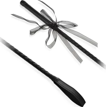 DLOUHÝ BIČ 70,5 CM, PEVNÁ PLÁCAČKA K VYMĚŘENÍ TRESTU BDSM, SM - 70366