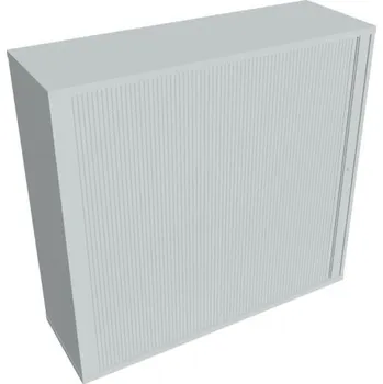 Kancelářský vozík HOBIS kancelářská policová skříň - SZ 3 120 01 L, zámek Huwill, roleta levá, šedá + doprava zdarma