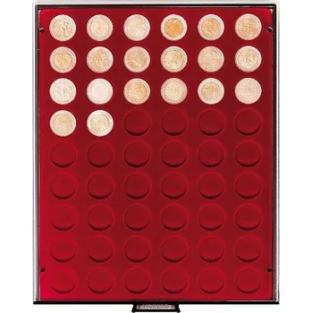 Kazeta na 54 mincí - průměr 25,75 mm 2754