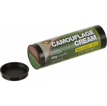 Speciální výtvarná barva Maskovací barva na obličej Bushcraft v tubě - hnědá/zelená