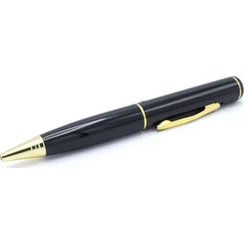 NOVINKA: Špionážní kamera v propisce 4GB - černá (vysoké rozlišení 640x480) 30 FPS