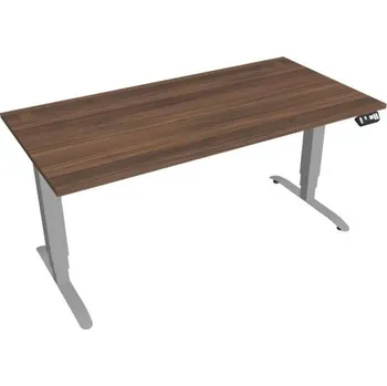 Kancelářský vozík HOBIS výškově stavitelný stůl 160 cm, paměť.ovlad. - MOTION MS 3M 1600, ořech + doprava zdarma