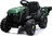 MaDe Elektrický traktor s přívěsem, černý/zelený