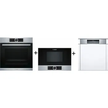 Myčka nádobí Bosch HBG635NS1 + BFL634GS1 + SMI88TS46E