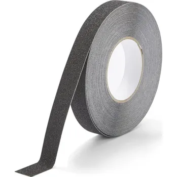Lepicí páska Protiskluzová páska 25 mm x 18,3 m - jemnozrnná, černá