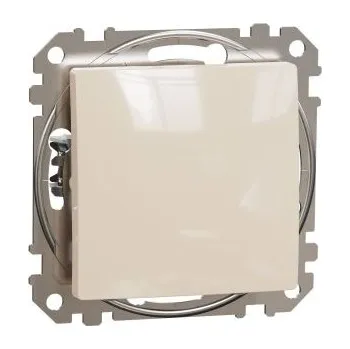 Elektrická zásuvka Sedna Design spínač 6 střídavý bezšroubový béžová