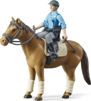 Figurka Bruder 62507 Policista na koni