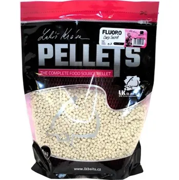 Pelety LK Baits Fluoro Pellets Carp Secret 1kg Průměr 4mm