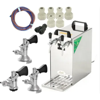 Chladicí zařízení na pivo LINDR.CZ Lindr kontakt 40/k Green Line sestava 3x narážecí hlava