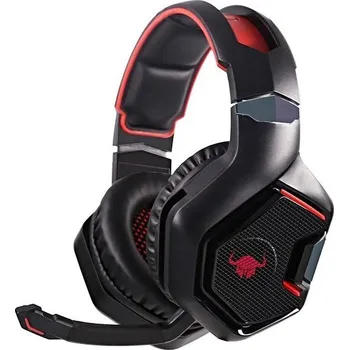 Sluchátka Red Fighter H4 černá/červená