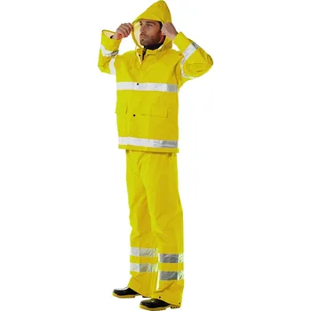 Pláštěnka Industrial Starter | ISSA Výstražný nepromokavý komplet 04632 - 2XL / Fluorescenční žlutá 640000