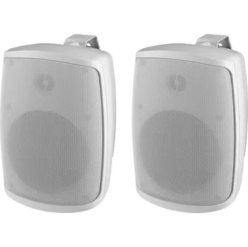 Elektronika Monacor WALL-04T/WS ELA nástěnný reprobox 2 W bílá 1 pár