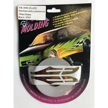 samolepka Samolepka dvoulinka bílá 10M, š.10mm, YH-5091B