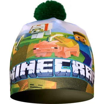 Čepice Čepice dětská Minecraft zimní Velikost: S