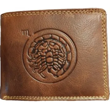 Peněženka Štír - Kožená peněženka znamení zvěrokruhu