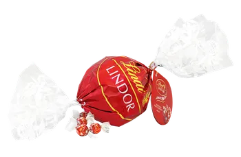 Bonboniéra Lindt Lindor Maxi pralinka 550 g červená